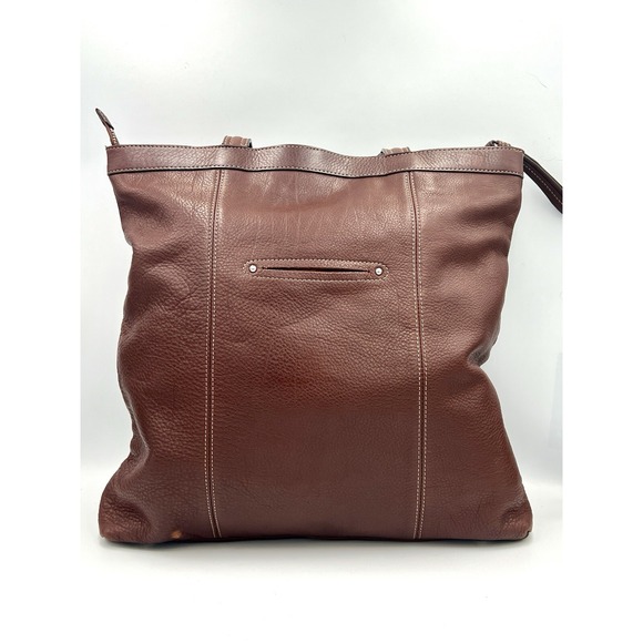 b. makowsky Handbags - B. Makowsky Brown Leather Large Shoulder Handbag Purse‎